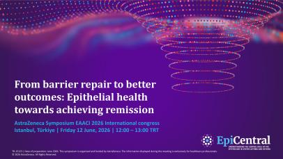 Title slide "From barrier repair to better outcomes: Epithelial health towards achieving remission"